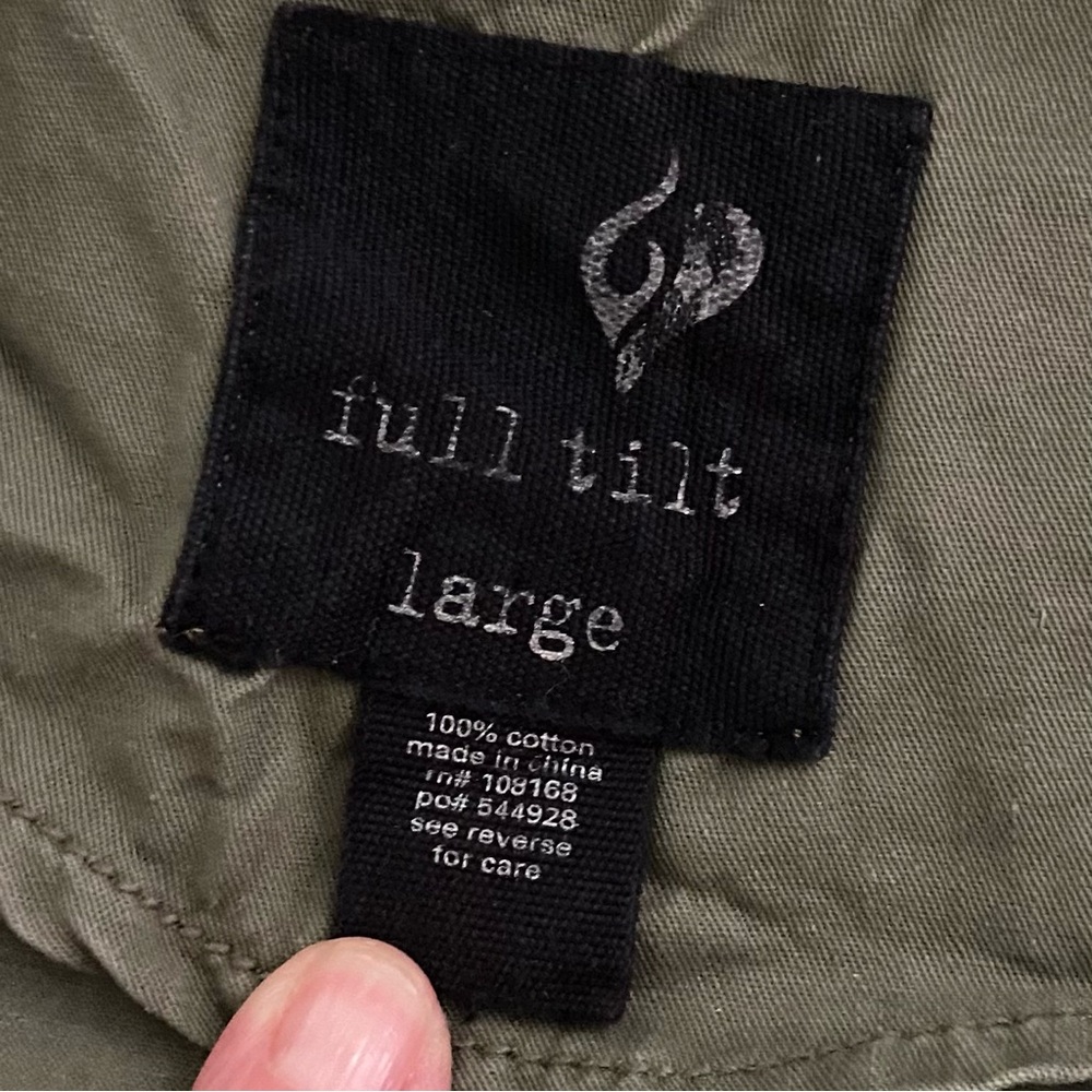Cargo Utility Hoodie Jacket, Military Vibe, Adjustable Gathered Waist - Picture 7 of 14